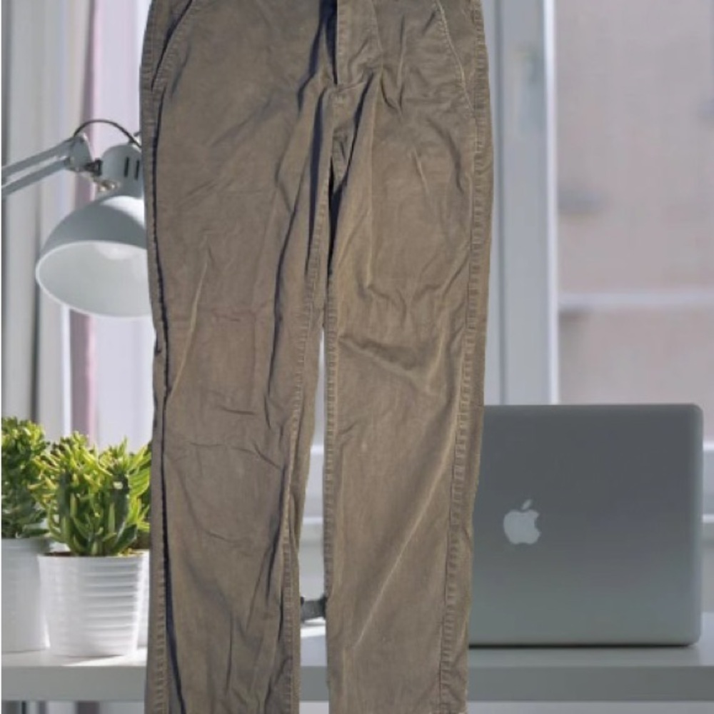 Banana Republic Men's Brown Business Casual Vintage Straught Chinos - 31/30